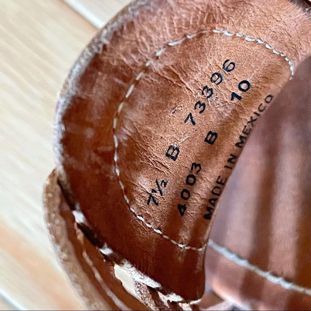 Frye Huarache Gladiator Heels